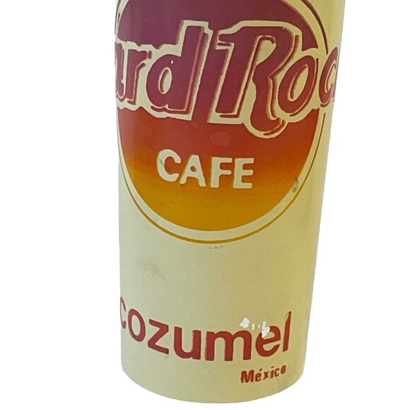 Shot Glass Hard Rock Cafe Cozumel Mexico Tall Frosted - Picture 3 of 3